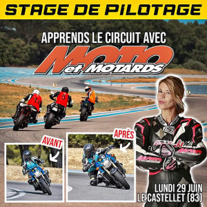 Stage de pilotage sur piste réservé aux novices et débutants